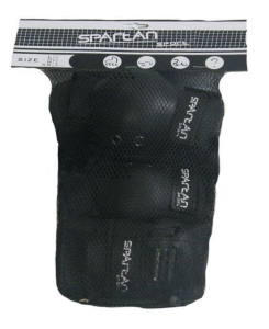 Chrániče In-Line Junior 271 SPARTAN - velikost S černá