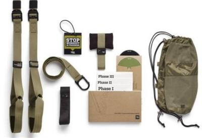 MULTI GYM TRAINER s  batohem- ROZBALENO - NEPOUŽITÉ khaki