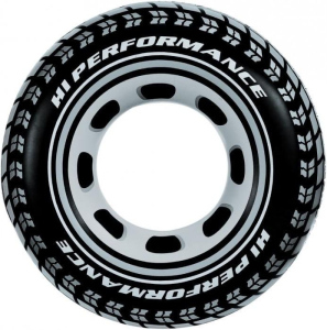 Nafukovací kruh pneumatika Intex 56268 114 cm černá