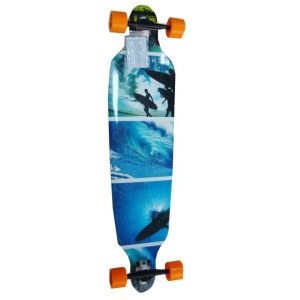 Longboard SPARTAN DROP SHAPE BLUE modrá