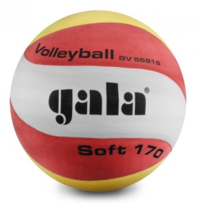 Míč volejbal SOFT GALA BV5681S 170g červená