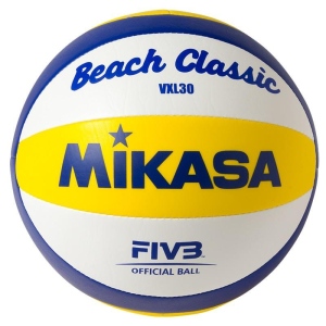 Míč volley beach Mikasa VXL 30 žluto/bílo/modrý 5