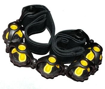 Masážní pás s poutky RS11 Sedco 110 cm žluto/černý černá