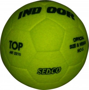 Fotbalový míč halový MELTON FILZ - 4 žlutá
