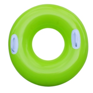 Kruh plavací INTEX s držadlem 76cm zelená