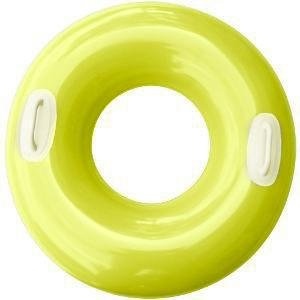 Kruh plavací INTEX s držadlem 76cm žlutá