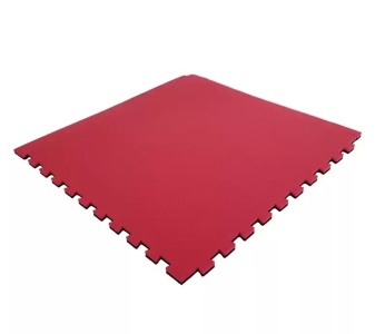 TATAMI-TAEKWONDO podložka oboustranná 100x100x2,5 cm červená/černá