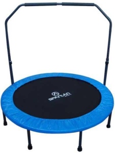 Trampolína SPARTAN 122 cm s madlem modrá Modrá