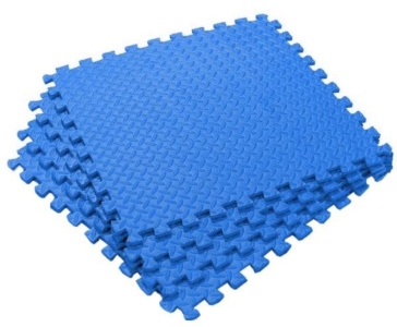 Podložka EVA BLUE MAT 60x60x1,2cm - sada 4ks modrá