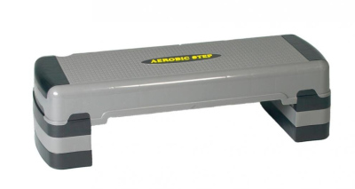 Bedýnka SPARTAN AEROBIC STEP 90x32,5x15/19/25 cm šedá