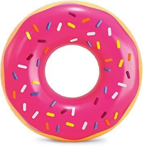 Kruh plavecký PINK FROSTED DONUT INTEX 99x25 cm růžová