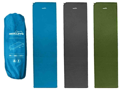 Samonafukovací karimatka Redcliffs 180x50x2,5 cm modrá