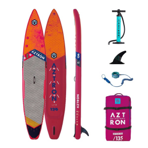 Paddleboard AZTRON METEORLITE RACE 381 cm SET oranžová
