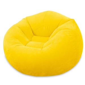 Nafukovací křeslo Intex Beanless Bag Chair 68569 žlutá