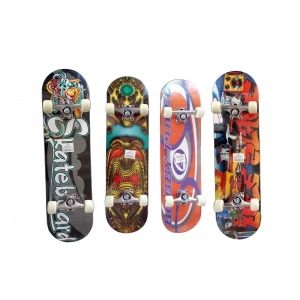 Skateboard 31X8 CN DECK ABEC3 Spartan hnědá