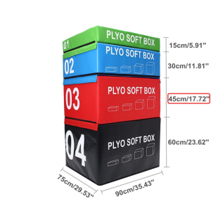 CrossFit PLYOSOFT box SEDCO 90x75x15-60 cm 90