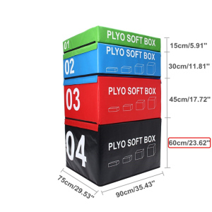 CrossFit PLYOSOFT box SEDCO 90x75x15-60 cm 90