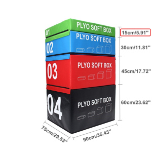 CrossFit PLYOSOFT box SEDCO 90x75x15-60 cm 90