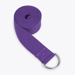 Pásek na Jógu SEDCO YOGA STRAP 180 cm fialová