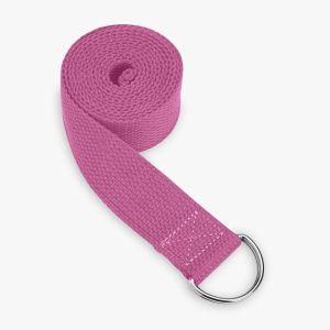 Pásek na Jógu SEDCO YOGA STRAP 180 cm růžová