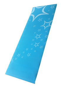 Karimatka na jógu 173x61x0,4 cm s potiskem světle modrá