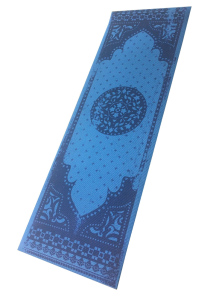 Karimatka na jógu 173x61x0,4 cm s potiskem modrá