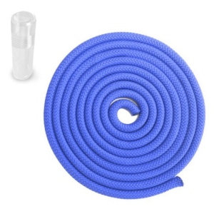 Gymnastické bavlněné švihadlo Sedco 3m - PVC Tuba modrá