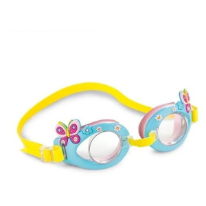 Dětské plavecké brýlé INTEX 55610 FUN žlutá/modrá
