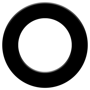 Ochranný kruh XQMax Dartboard Surround BLACK černá