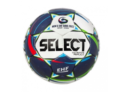 Míč házená Select HB Ultimate Replica EHF - 1 bílá/modrá