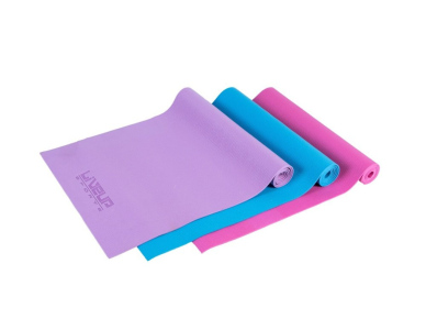 Karimatka YOGA LiveUp 173x61x0,4 cm fialová
