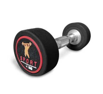 Jednoruční činka Sedco SPORT ROUND RUBBER 10kg 10