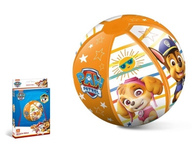 Nafukovací plážový míč MONDO PAW PATROL červená/modrá