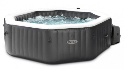 Vířivka INTEX 28458 PURESPA JET &amp; BUBBLE Deluxe JET Octagon - PLNĚ FUNKČNÍ, VRÁCENO, POUZE ROZBALENO.
