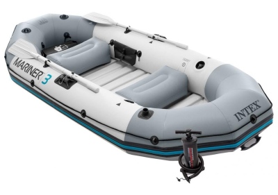 Člun nafukovací MARINER 3 Set INTEX model 2022 - ROZBALENO šedá