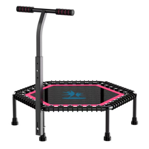 Trampolína s madlem SEDCO HEXAGON YQA75 - 127 cm Černá