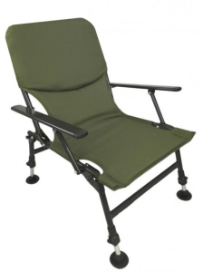 Rybářská židle s opěrkou SEDCO AKCE khaki