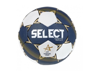 Míč házená Select HB Replica EHF Champions League - 1 bílá/modrá