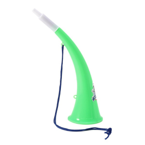 Dětský roh VUVUZELA - trubka  na fandění  POWERFUL zelená