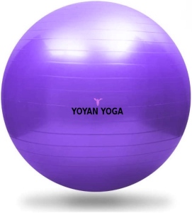 Gymnastický míč YOYAN Yoga Ball 75 cm fialová