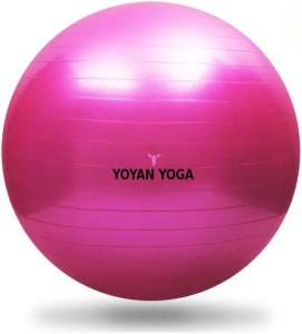 Gymnastický míč YOYAN Yoga Ball 75 cm růžová