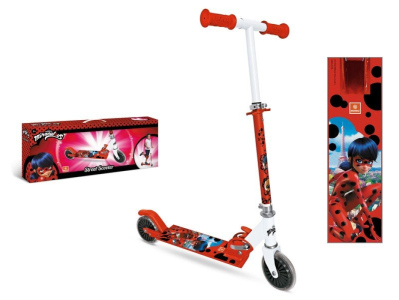 Koloběžka MONDO ALU MIRACULOUS bílá/červená
