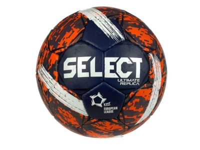 Míč házená Select HB Replica EHF European League - 3 červená/modrá