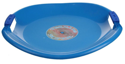 Sáňkovací talíř TORNÁDO SUPER PLASTKON 56 cm modrá