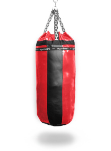 Boxovací pytel APRIORI Junior 80/35 - 3x popruh červená