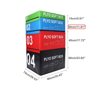 SOFT PLYOBOX SEDCO 90x75x15-60 cm modrá