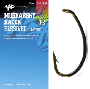 Giants fishing Háček muškařský blešivec Incurve Fly 20ks|vel.10