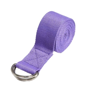 Pásek na Jógu SEDCO YOGA STRAP EP501 183x3,8 cm fialová