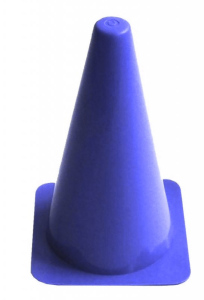 Kužely kopaná 37cm modrá