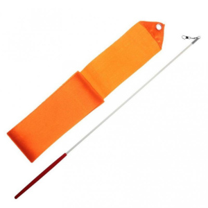 Gymnastická stuha + tyčka oranžová